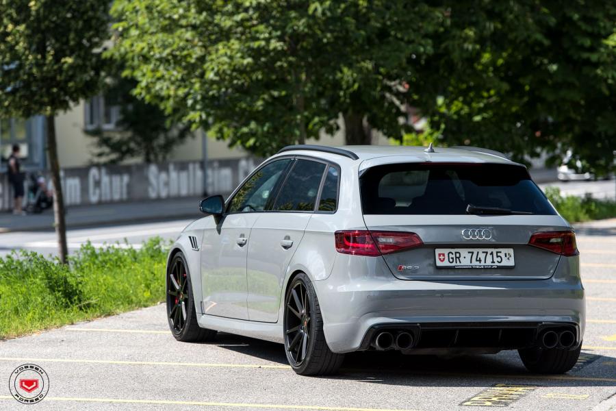  Audi RS3 Avant on Vossen Wheels (VPS-301) 2017 года  (фото 13 из 30)